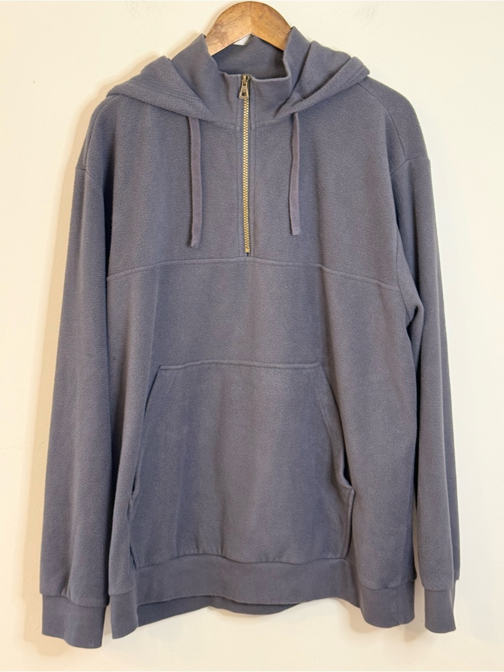 Weatherproof outerwear blue fleece lined hoodie jacket SZ XL